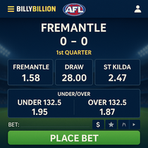 BillyBillion - AFL Betting - Australian Football League Odds